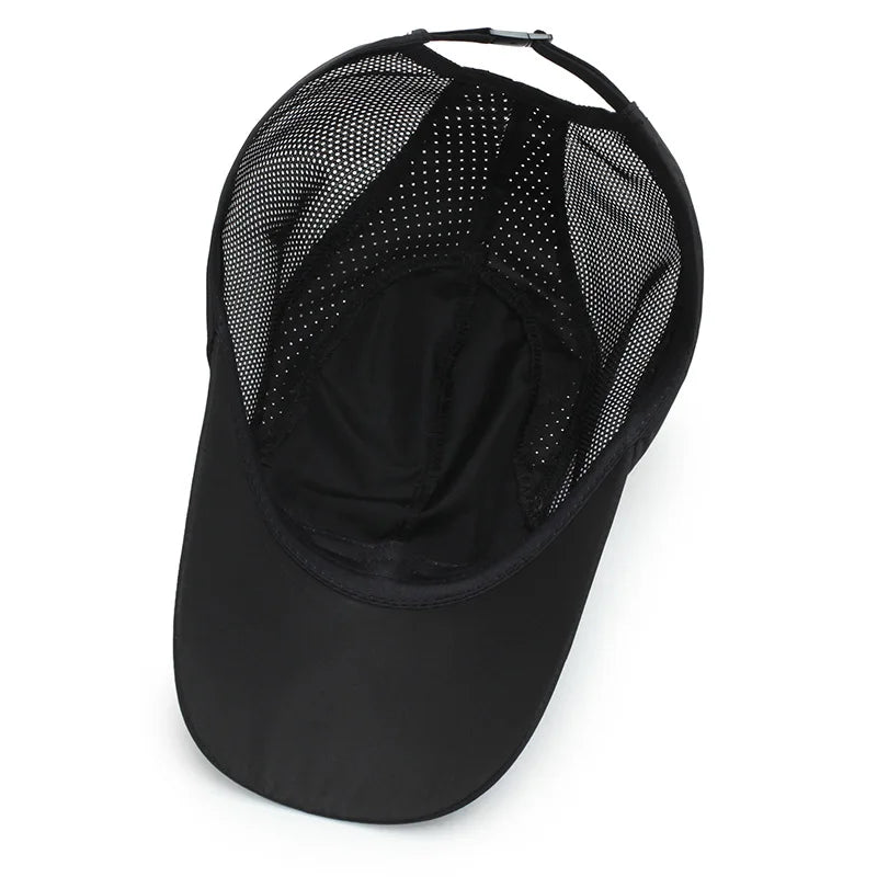 Unisex Baseballpet met UV-Bescherming en Ademende Mesh voor Outdoor Activiteiten
