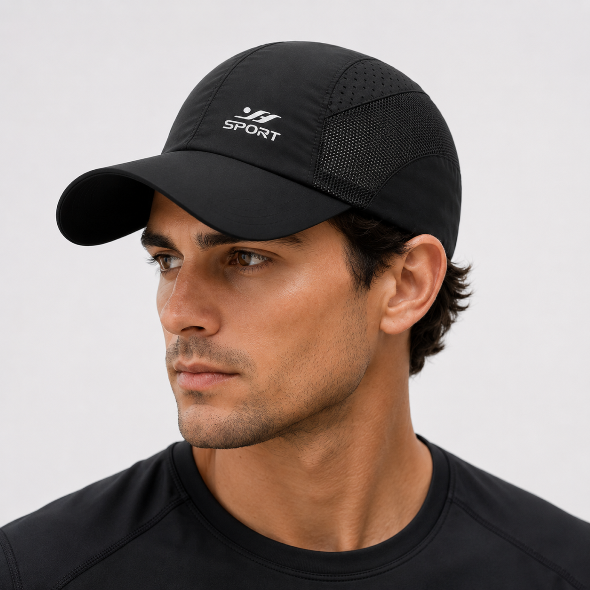 Unisex Baseballpet met UV-Bescherming en Ademende Mesh voor Outdoor Activiteiten