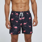 Heren Sneldrogende Zwemshort met Elastische Taille en Steekzakken