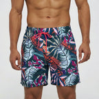 Heren Sneldrogende Zwemshort met Elastische Taille en Steekzakken