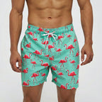 Heren Sneldrogende Zwemshort met Elastische Taille en Steekzakken