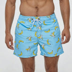 Heren Sneldrogende Zwemshort met Elastische Taille en Steekzakken