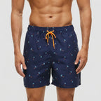 Heren Sneldrogende Zwemshort met Elastische Taille en Steekzakken