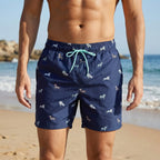 Heren Sneldrogende Zwemshort met Elastische Taille en Steekzakken