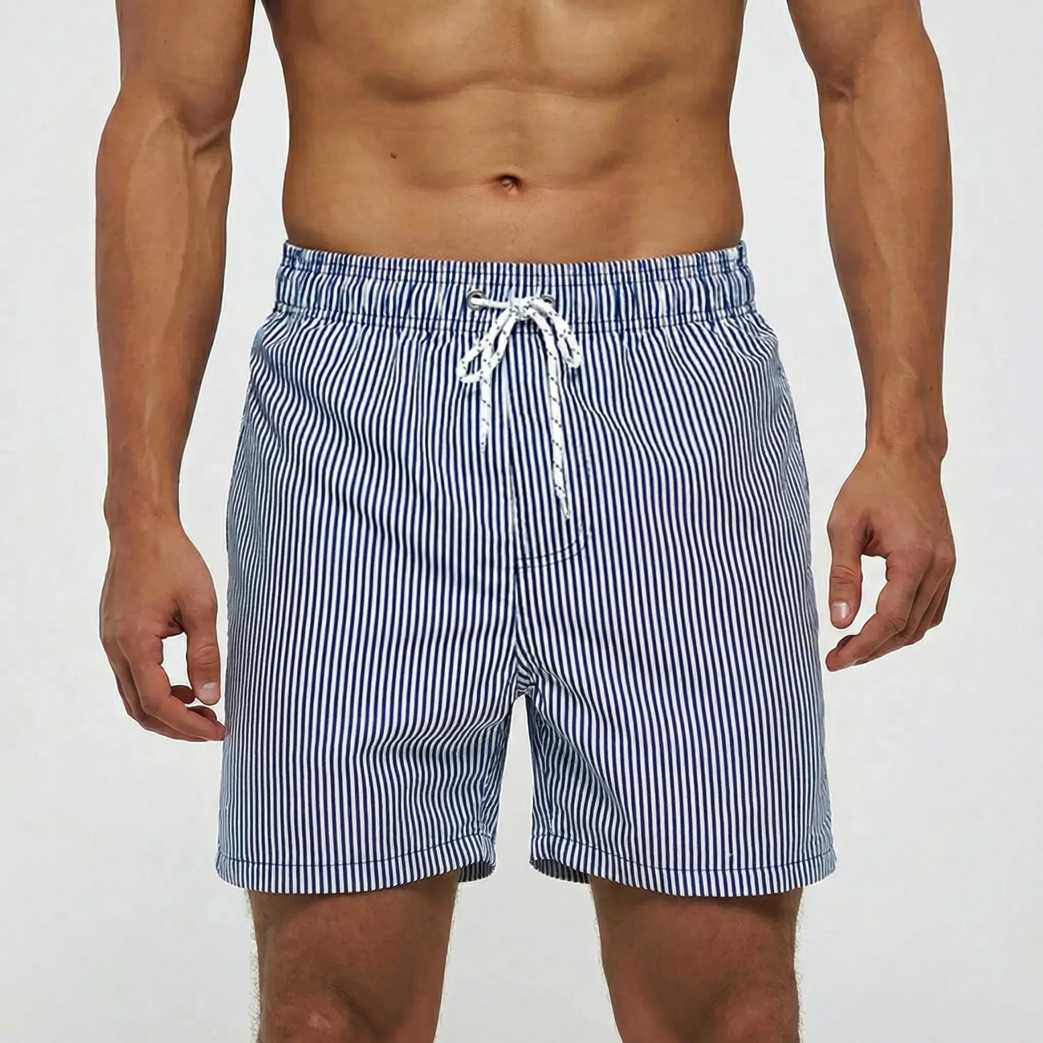 Heren Sneldrogende Zwemshort met Elastische Taille en Steekzakken
