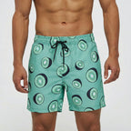 Heren Sneldrogende Zwemshort met Elastische Taille en Steekzakken