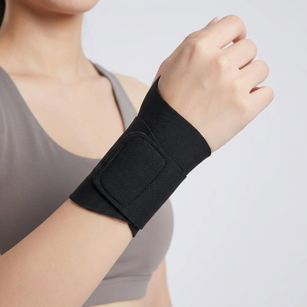 Verstelbare Polsbrace van Nylon met Compressie voor Dagelijkse Ondersteuning