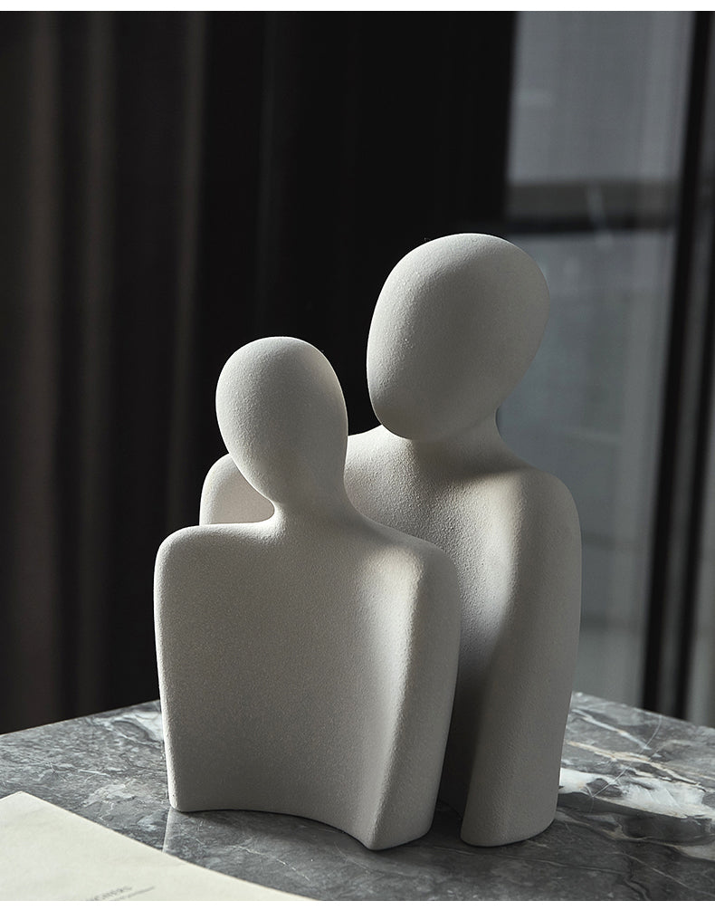 Abstracte Keramische Omhelzing voor Moderne Interieurs