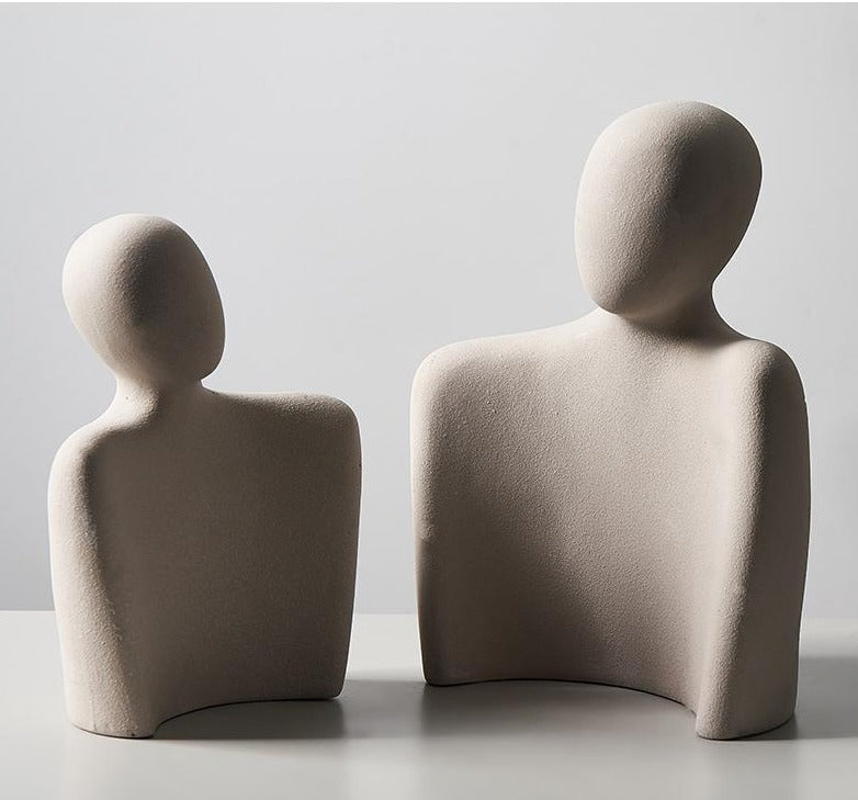 Abstracte Keramische Omhelzing voor Moderne Interieurs