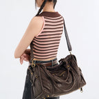 Elegante Dames Handtas met PU Materiaal en Ruime Capaciteit