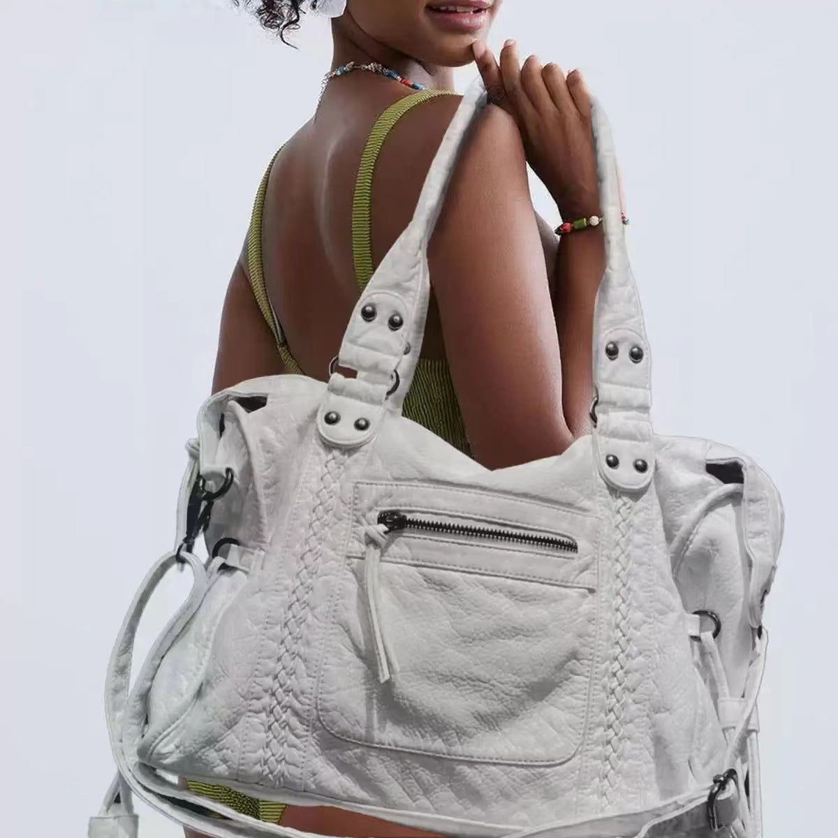 Elegante Dames Handtas met PU Materiaal en Ruime Capaciteit