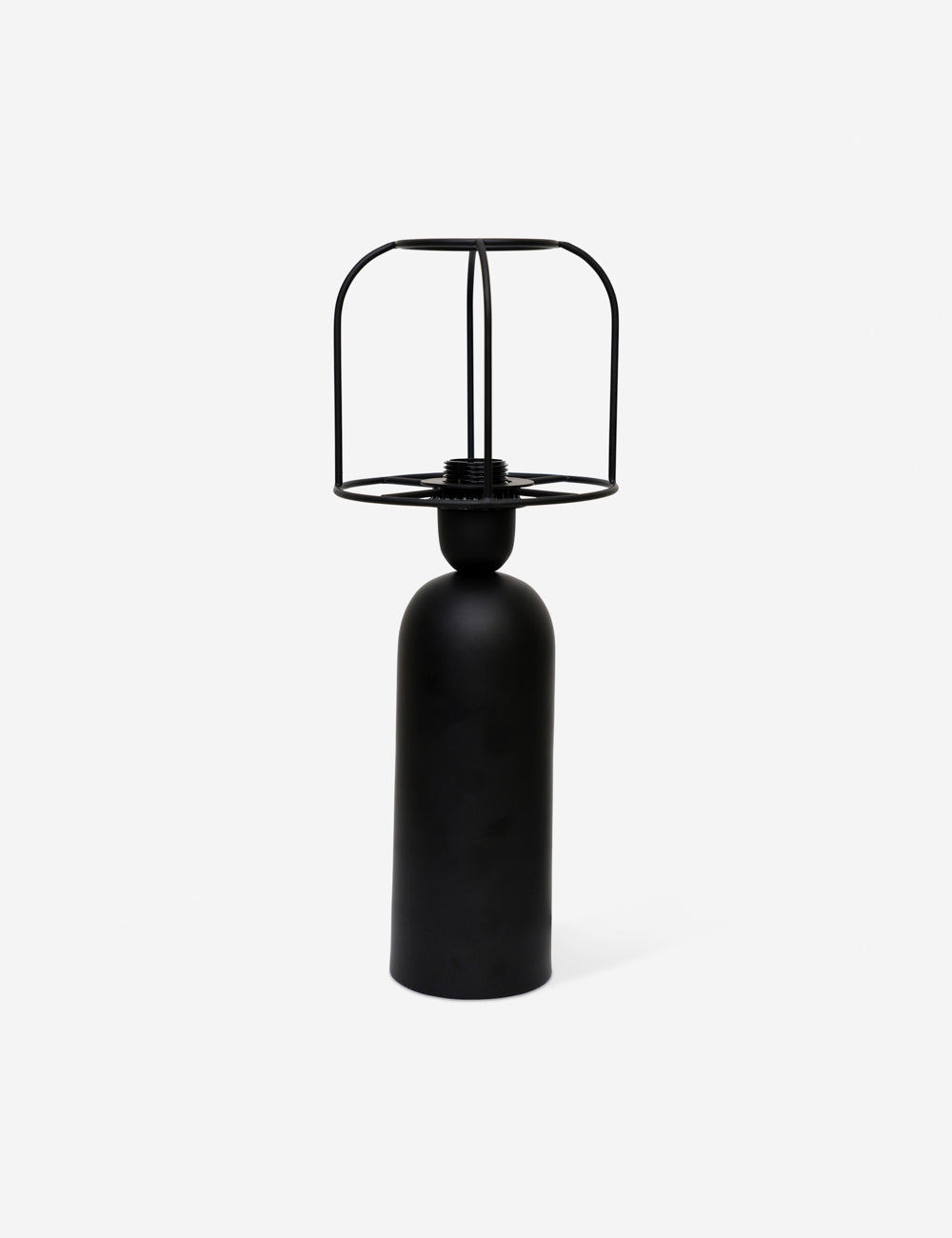 Tafellamp met Minimalistisch IJzerontwerp en Sculpturale Vorm