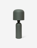 Tafellamp met Minimalistisch IJzerontwerp en Sculpturale Vorm