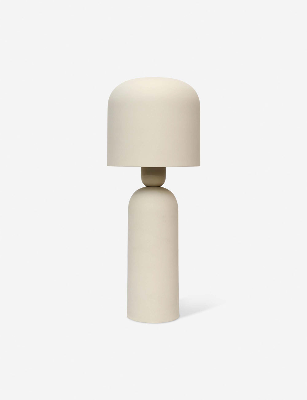 Tafellamp met Minimalistisch IJzerontwerp en Sculpturale Vorm