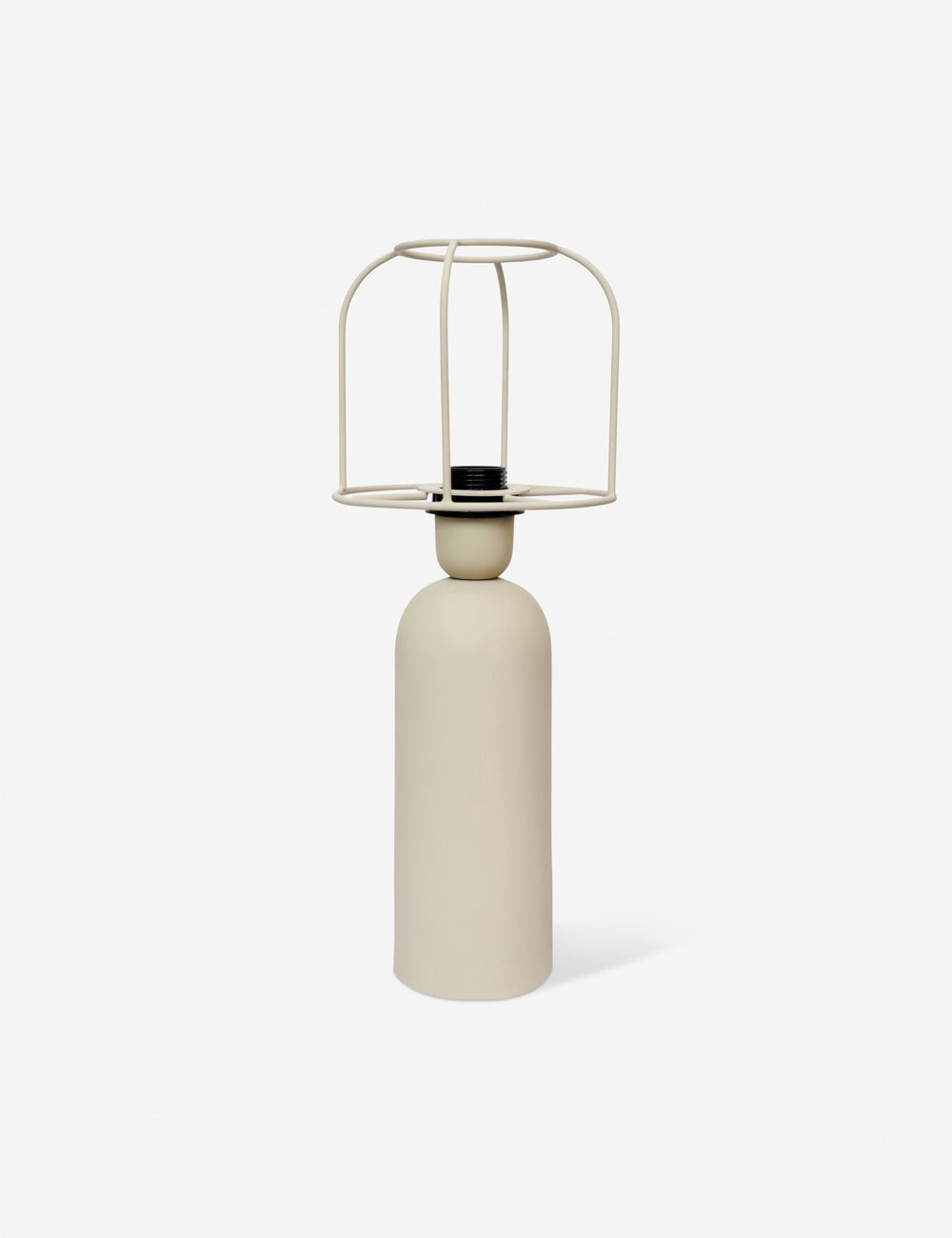 Tafellamp met Minimalistisch IJzerontwerp en Sculpturale Vorm