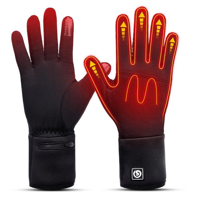 Verwarmde Winterhandschoenen Met Zachte Voering En Instelbare Warmte