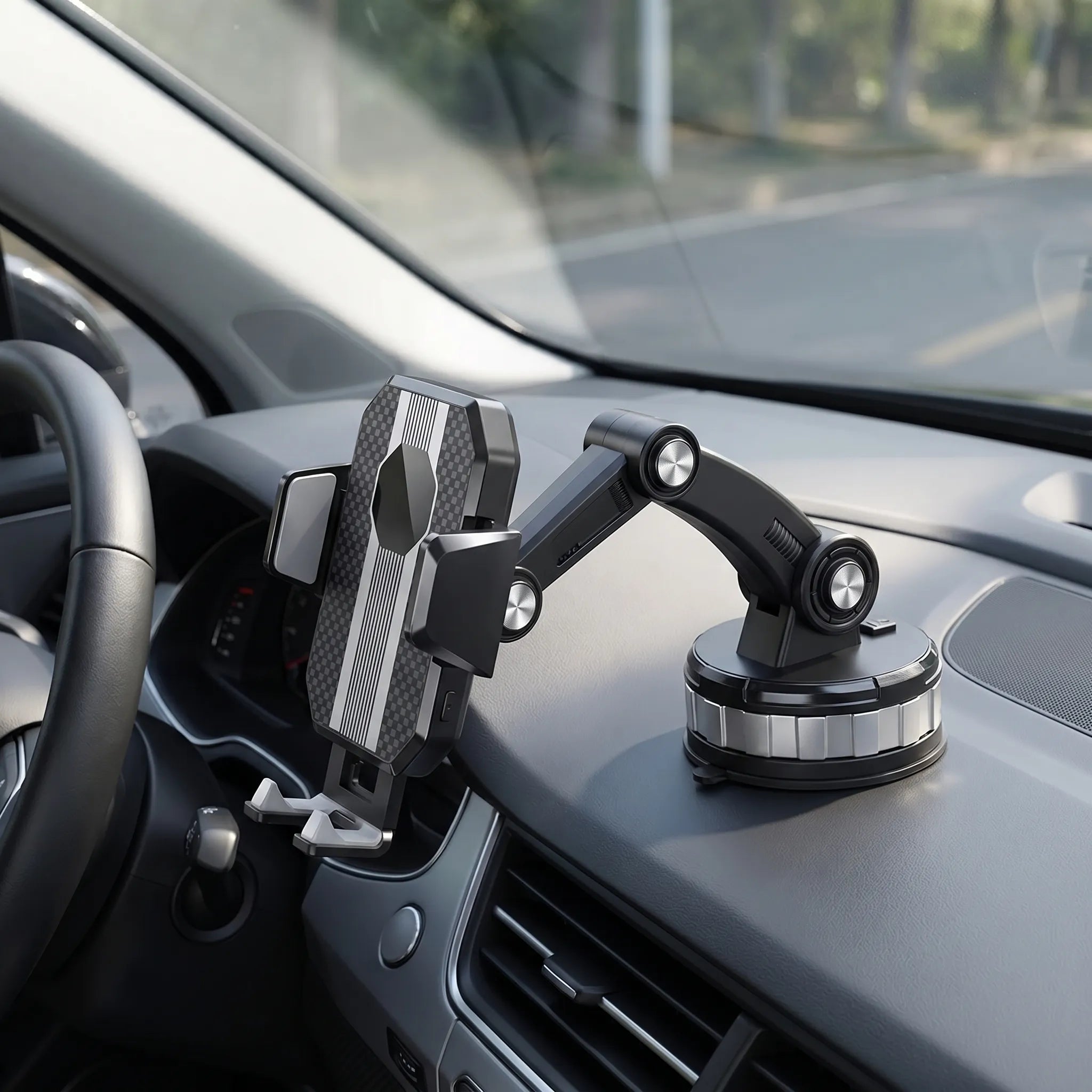 Telefoonhouder voor Auto met Verstelbare Arm en Zuignapbasis