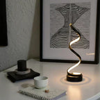 Spiraal LED Tafellamp met Dimbare Verlichting
