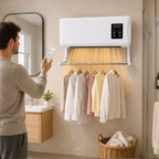 Wandventilator met Verwarming en Droogrek voor Dagelijks Comfort in Huis