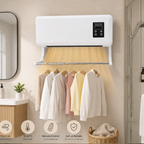 Wandventilator met Verwarming en Droogrek voor Dagelijks Comfort in Huis