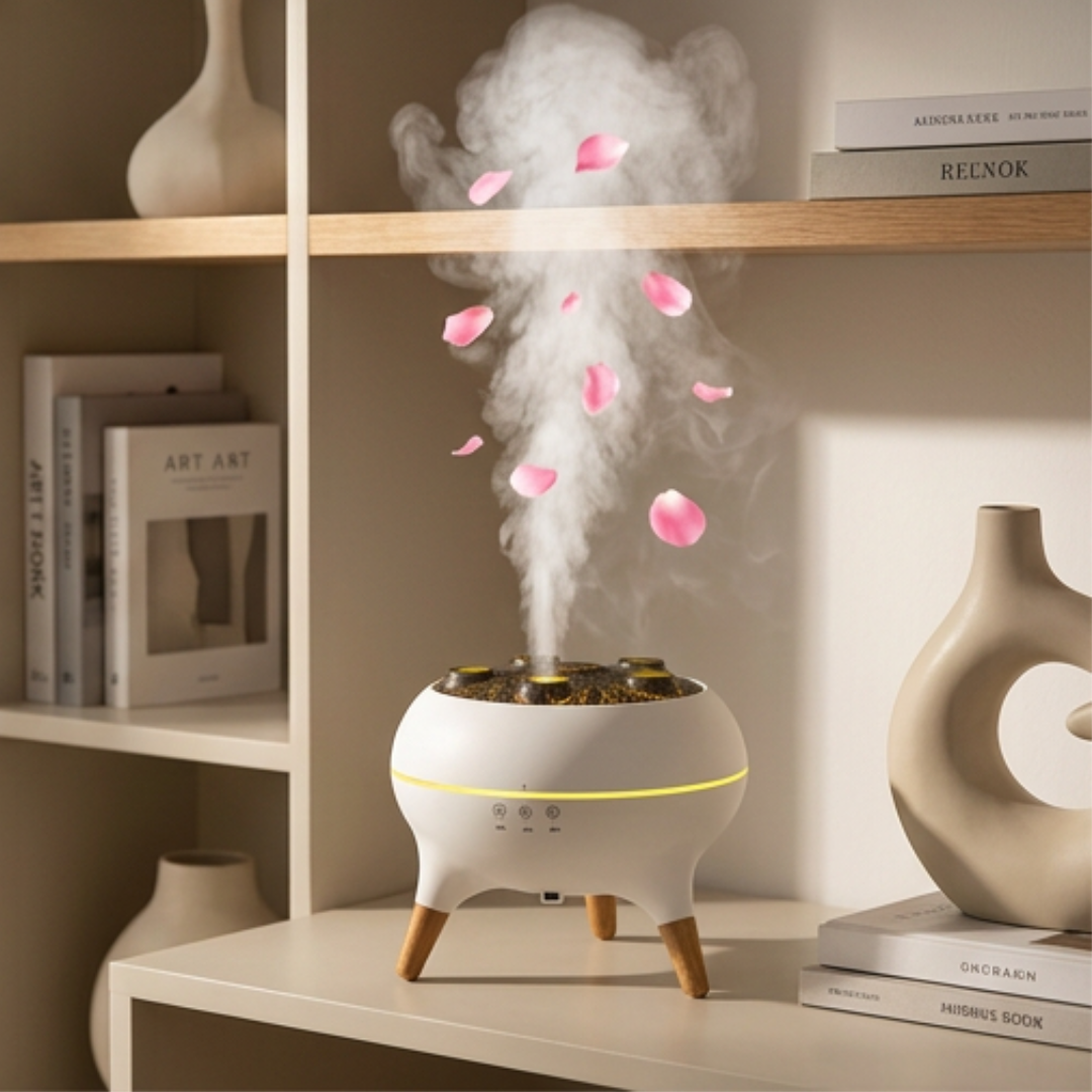 Aroma Diffuser Met Kwallen Effect En Sfeerverlichting Voor Ontspanning