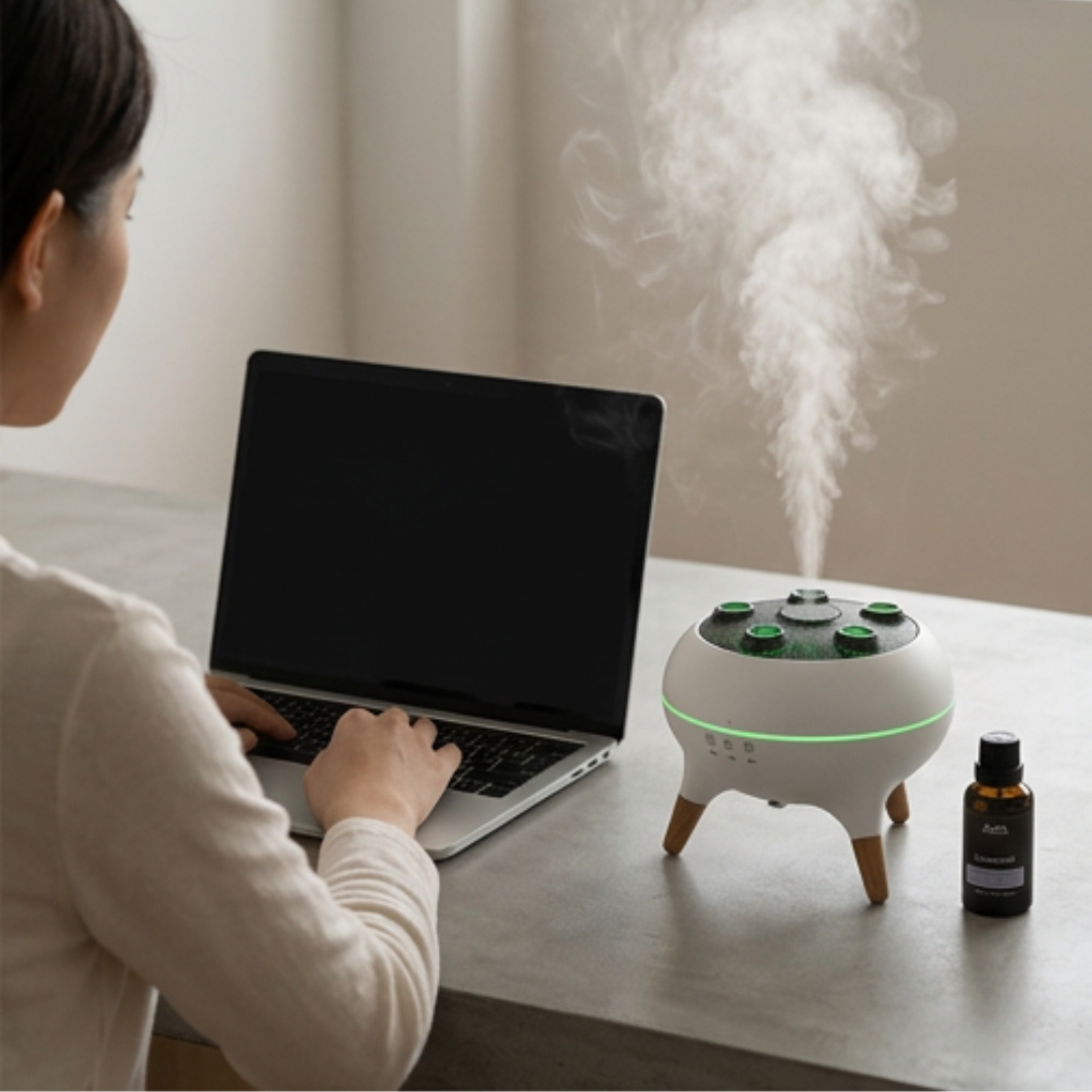 Aroma Diffuser Met Kwallen Effect En Sfeerverlichting Voor Ontspanning