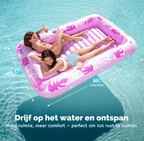 Opblaasbaar Loungebed en Zwembad met Waterfunctie voor Buiten