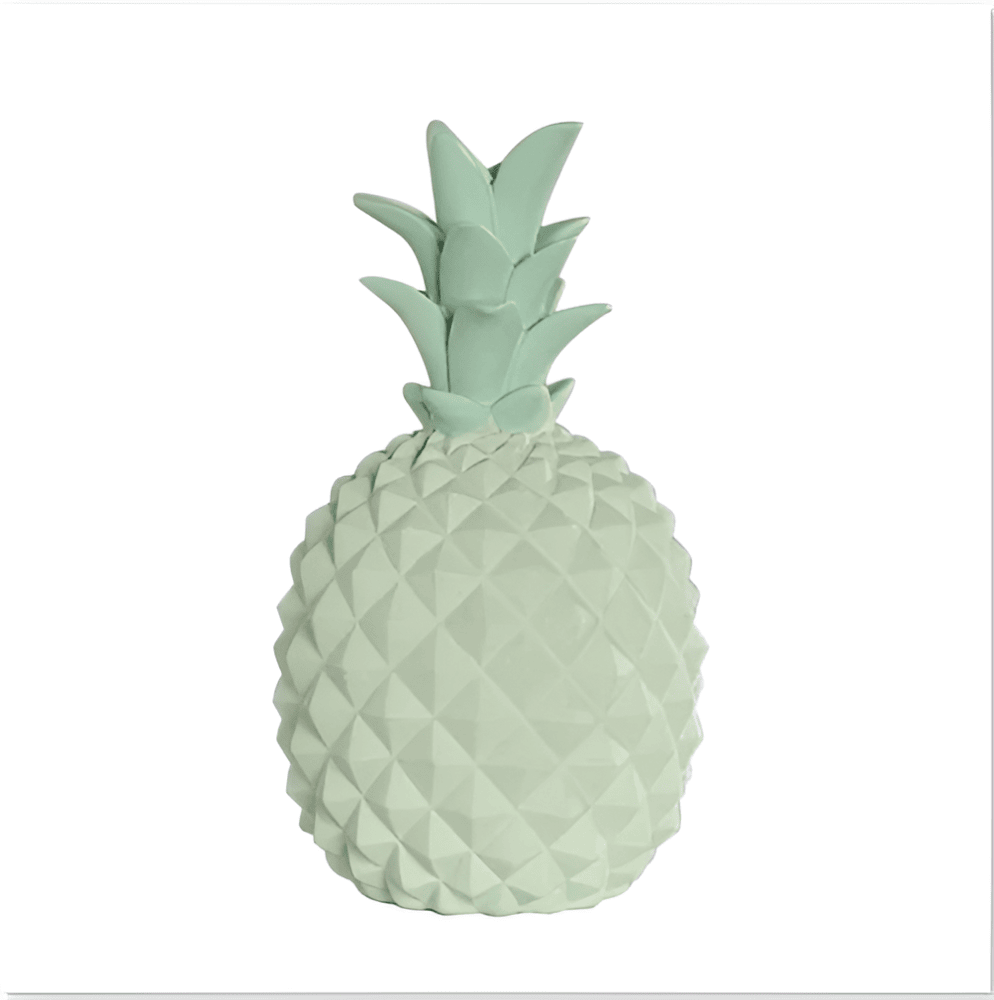 Decoratieve Ananas Spaarpot van Resin voor een Stijlvol Interieur