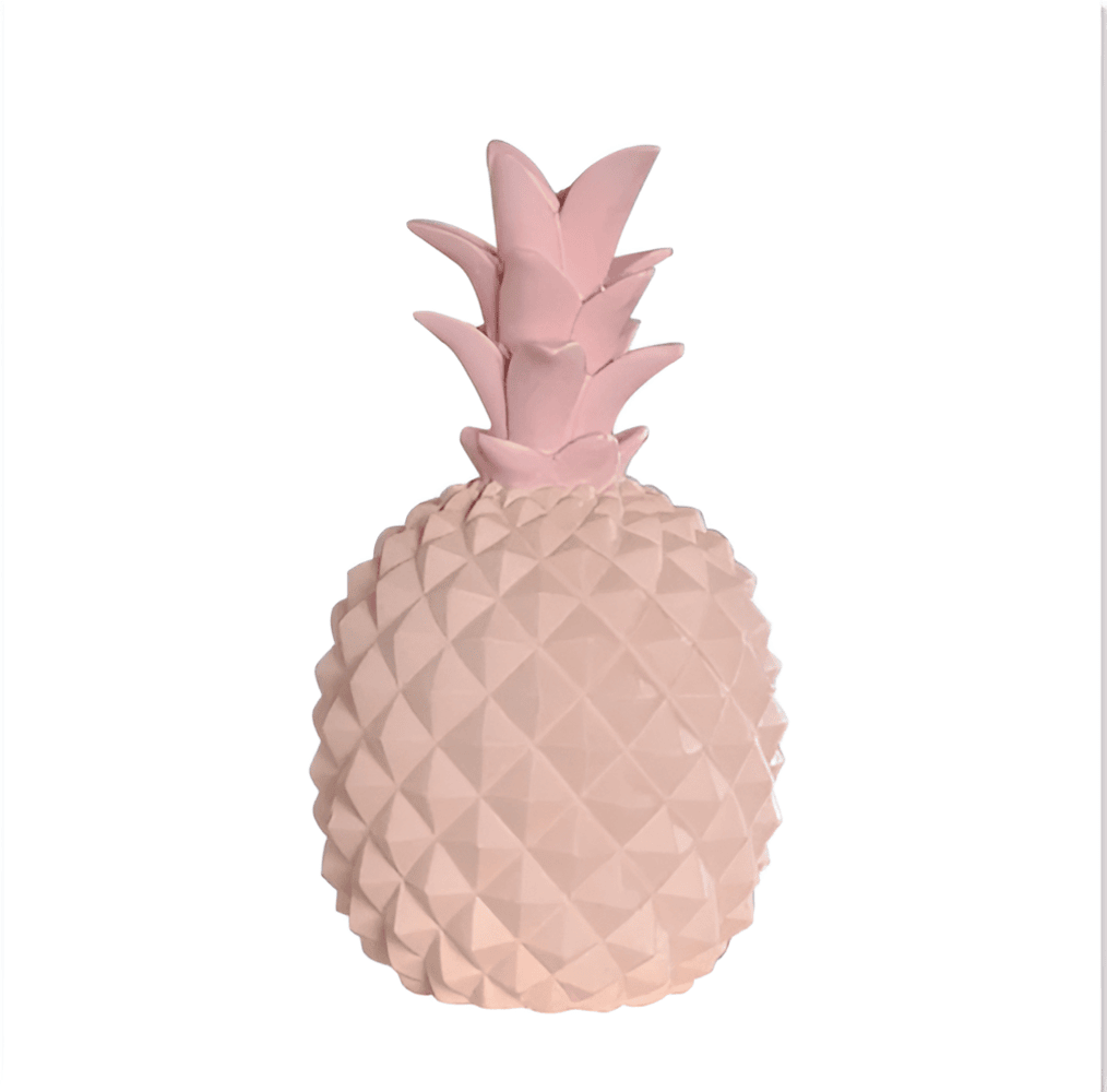 Decoratieve Ananas Spaarpot van Resin voor een Stijlvol Interieur