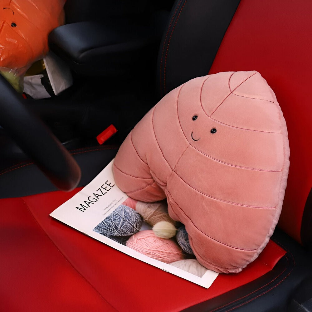 Bladvormig Sierkussen van Zacht Pluche voor een Gezellig Interieur