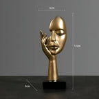 Abstrakt skulptur i moderne design – stilfuld dekoration i resin