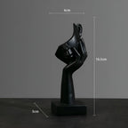 Abstrakt skulptur i moderne design – stilfuld dekoration i resin
