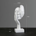Abstrakt skulptur i moderne design – stilfuld dekoration i resin