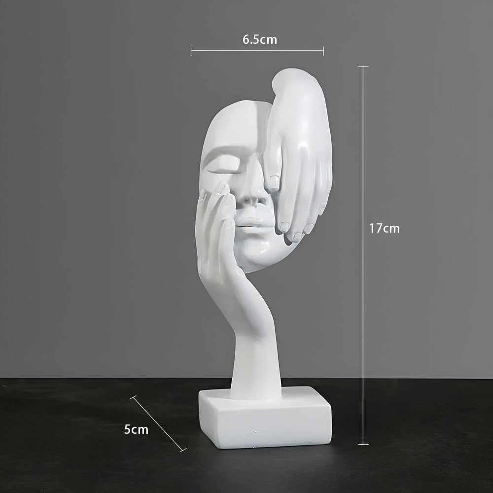 Abstrakt skulptur i moderne design – stilfuld dekoration i resin