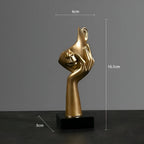 Abstrakt skulptur i moderne design – stilfuld dekoration i resin