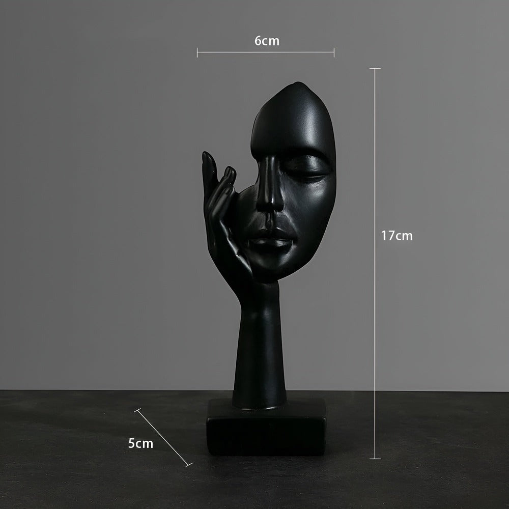 Abstrakt skulptur i moderne design – stilfuld dekoration i resin