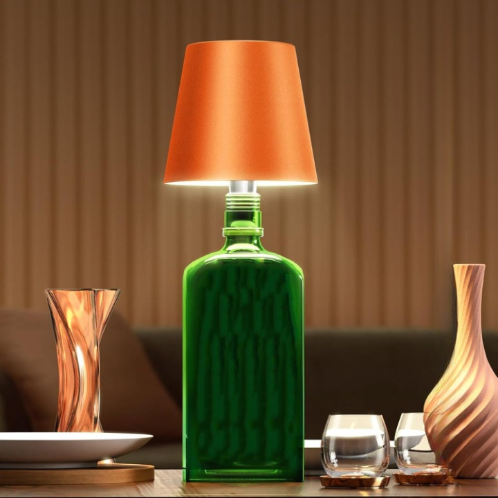Draagbare LED Verlichtingsfles met Touchbediening en Traploze Dimmer voor Binnen- en Buitenruimtes