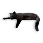 3D origami kat DIY dekoration til moderne indretning
