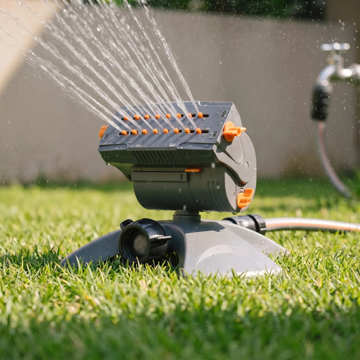 Zwenksproeier met Verstelbare Sproeistand voor Tuin en Gazon