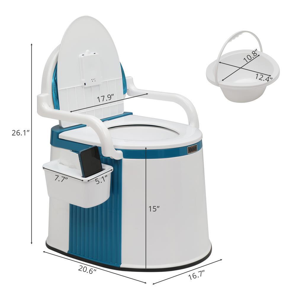 Draagbaar Comforttoilet voor Binnen en Buiten