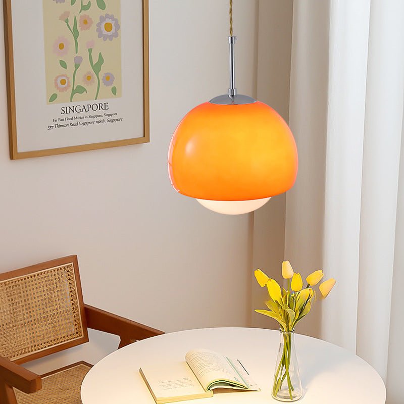 Bauhaus Hanglamp Met Glazen Lichtbol En Moderne Uitstraling