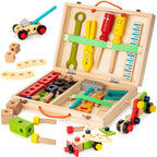 Montessori Gereedschapskist Van Hout Voor Creatief Bouw- En Speelplezier