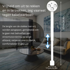 Uitschuifbaar Stopcontact met USB Poorten voor Thuis en Kantoor