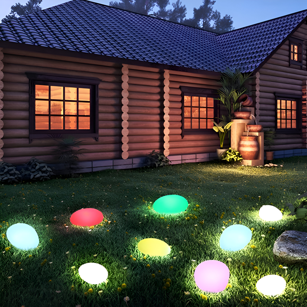 Solar Tuinlamp In Steenvorm Voor Sfeervolle Buitenverlichting