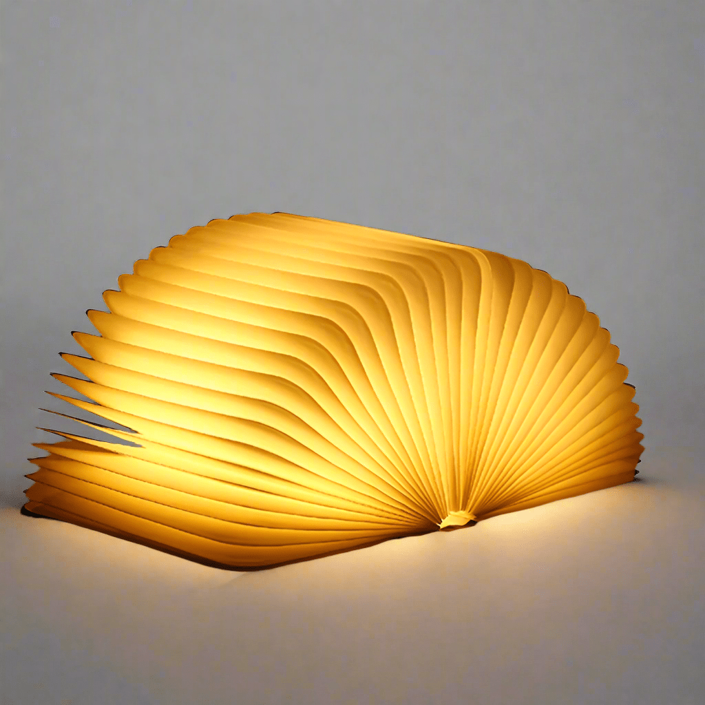 Tafellamp in Boekvorm met Warm Ledlicht