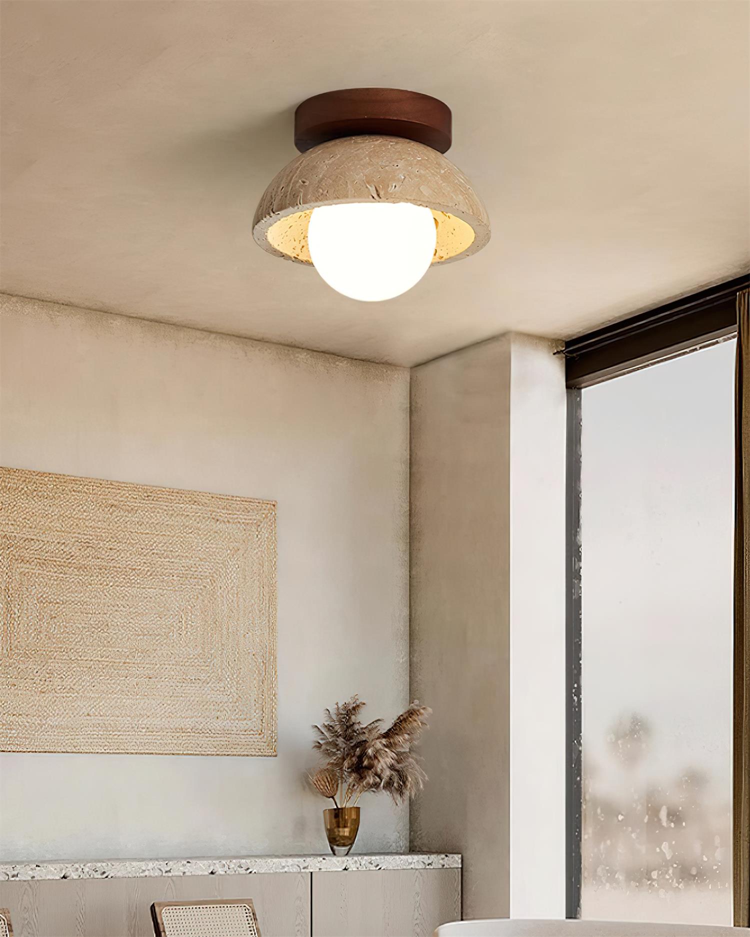 Compacte Plafondlamp Voor Moderne Interieurs