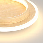 Plafondlamp met vlakke ronde diffuser ontwerp