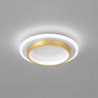Plafondlamp met vlakke ronde diffuser ontwerp