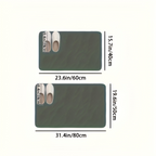 Extra Zachte Microvezel Badmat met Diamantpatroon en Antislip Onderzijde