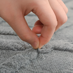Extra Zachte Microvezel Badmat met Diamantpatroon en Antislip Onderzijde